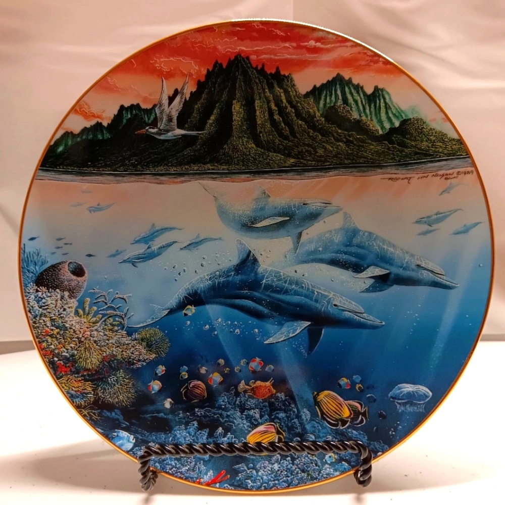 Danbury Mint Underwater Paradise By Robert Lyn Nelson New